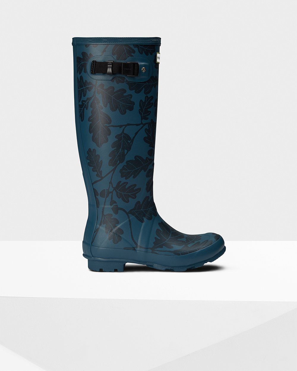 Botas De Altas National Trust Print Norris Field Hunter Mujer - Azules - 286540BWV